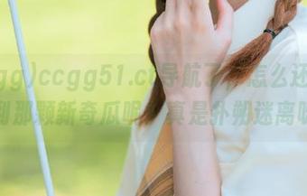 ccgg51.ct导航了，怎么还没找到那颗新奇瓜呢？真是扑朔迷离呀